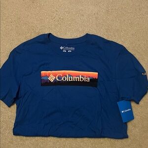 Columbia Sunset Graphic Tee in Blue